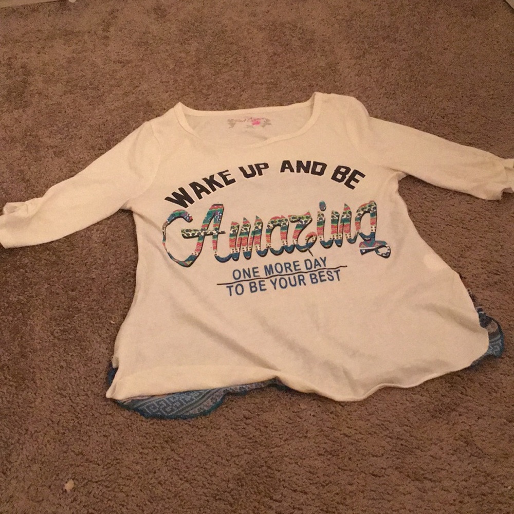 his shirt